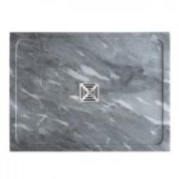 Midus Polished Marble Oblong Shower Tray in Hazlemere