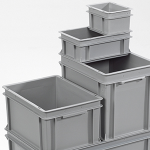 Grey Range Plastic Storage Containers