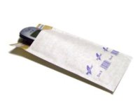 Oyster featherpost bubble lined envelopes (Motted / Off white)