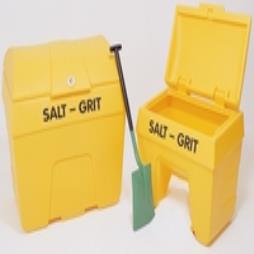 Salt/Grit Bin with Hopper Feed 200 Litre Capacity