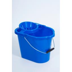 12L Hygiene Bucket with Wringer Blue