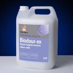 C170 Biodour-Ex 5LT x 4  Lemon Fragrant Enzyme Odour Eater