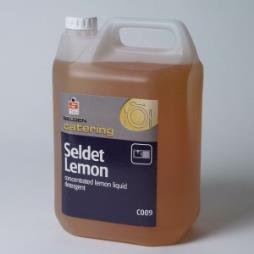 C009 Seldet Lemon 5LT x 4 Liquid Detergent 