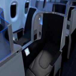 Business Class Aircraft Seating Design