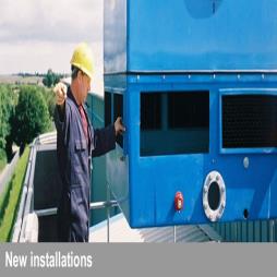 Industrial Cooling Tower Installation