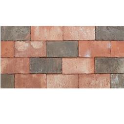Weathered Red Paver Bricks