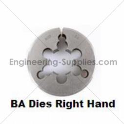 BA HSS Circular Dies - Die Nuts Right Hand