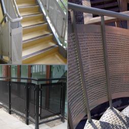 Perforated Metal Bespoke Balustrades & Cladding