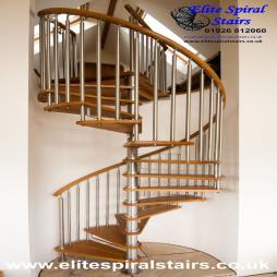 Modern Stainless Steel Spiral Staircases