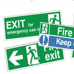 Fire Exit Signs and Exit Signs