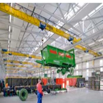 ELKE Single-Girder Overhead Travelling Cranes with Rolled Steel Section 