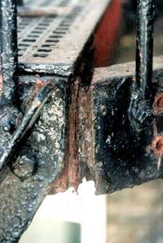 Cast iron railings repair