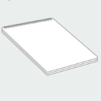 Uncoated Notepad in Channel Islands