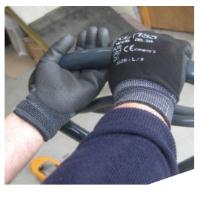 Black On Black PU Coating Gloves in Hertfordshire