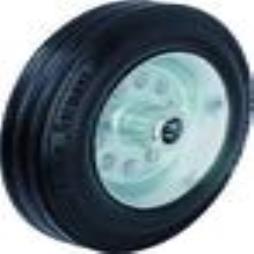 Wheels and Castors with Standard Solid Rubber Tyres and Rubber Tread