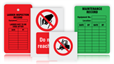 Equipment Marking Labels Signs and Tags