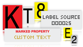 Asset Marking Labels and Stencils