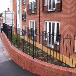 Rounded Wall Fencing