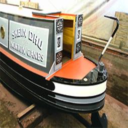 Boat Painting with Sign Writing