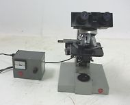 Leitz Dialux Microscope with Light source and Power Meter