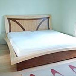 Contemporary wooden beds