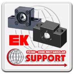 BALL SCREW SUPPORT EK (Fixed-Side Rectangular Type)