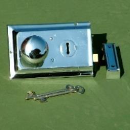 Chrome Rim Lock Shropshire