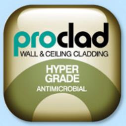 Proclad Hypergrade Antimicrobial PVC Hygienic Wall & Ceiling Cladding