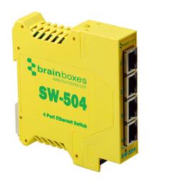 Brainboxes SW-504 Industrial Ethernet 4 Port Switch 