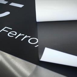 Adhesive Backed Ferro 620mm wide 0.5mm thick - 15 metre roll