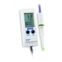Hanna Ph/(deg)C-Meter Hi 99161 HI 99161 - Foodcare pH Meter HI 99161 with penetration electrode