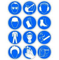 Kroschke Mandatory-Sign Wear Breathing Protect. 675 - Safety Sign
