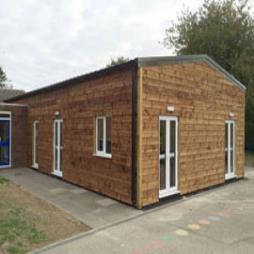Local Goverment School Building - Portal Frame Structure Installation & Supplier
