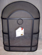 X-LARGE Deville Heavy Duty Round Top 28"x24" Fire Screen Spark Guard Dome