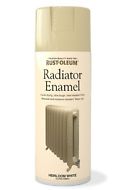 RADIATOR ENAMEL HEIRLOOM WHITE GLOSS FINISH RUST-OLEUM Spray Paint Aerosol 400ml