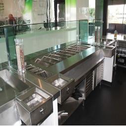 One Off Stainless Steel Catering Servery Counters