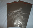 400mm x 525mm Grey Polythene Mailing Bags x 50