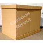 780mm x 580mm x 650mm Brown Cardboard Pallet Box (excluding pallet)