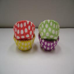 multi coloured Spotty Cupcake Cases