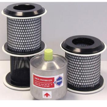 Cylindrical HEPA Push Through Filters & HEPA Canisters