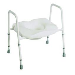 Bariatric Raised Toilet Seat With Frame