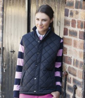 Front Row Ladies Diamond Quilted Gilet