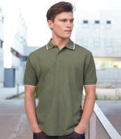 Fruit of the Loom Premium Tipped Cotton Pique Polo Shirt