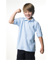 Jerzees Schoolgear Kids Poly/Cotton pique Polo Shirt
