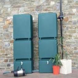 Above Ground Home Rainwater Storage