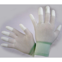 Finger Coated Inspection Glove - Large