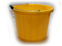 Yellow Plastic Bucket 15 Litre