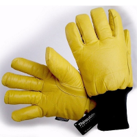 Yellow Hide Freezer Glove
