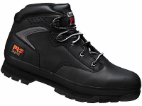 Euro Hiker Black Boot Size  9 with Steel Midsole