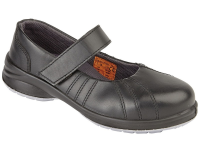 Ladies Black Star Shoe Size 3 Velcro with Midsole